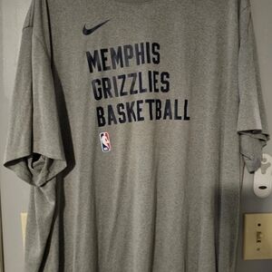 Mens Nike Dri-fit Memphis Grizzlies On Court Tshirt Size 3xl